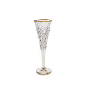 Чаша за шампанско Bohemia Jihlava Glacier Gold 200ml, 6 броя