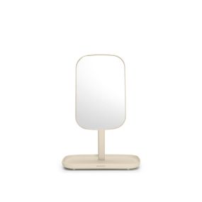Огледало с поставка за принадлежности Brabantia ReNew Soft Beige
