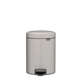 Кош за смет с педал Brabantia NewIcon 5 л, Soft Grey