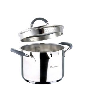 Тенджера с капак за прецеждане Masterpro 28 см 9.5 л