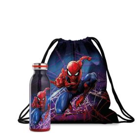 Комплект чанта и термобутилка Egan Marvel Спайдър-Мен