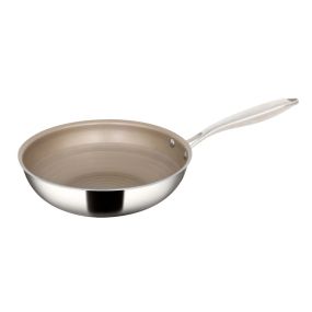 Уок тиган Cheffino Spiral Tech 26х8 см, неръждаема стомана