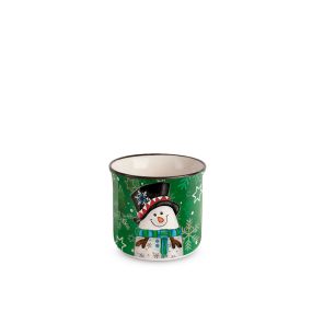 Чаша за кафе Egan Christmas, Снежен човек 90 мл порцелан