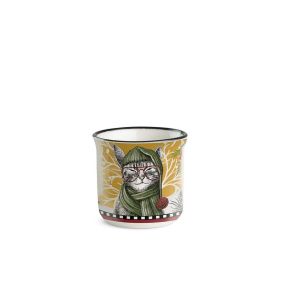 Чаша за кафе, шот Egan Christmas, Котка 90 мл порцелан
