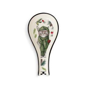 Подложка за лъжица за готвене Egan Christmas, котка 21х10 см