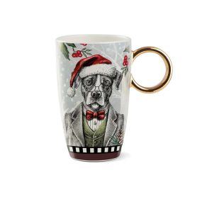 Чаша Egan Christmas, куче 440 мл порцелан