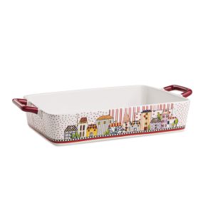 Съд за печене Egan Paese Mio, 37x22 см керамика червен