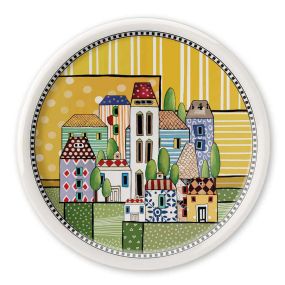 Плато за пица Egan Paese Mio 30.5 см, жълто