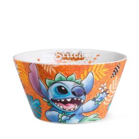 Купа за закуска Disney Stitch 550 мл порцелан оранжева