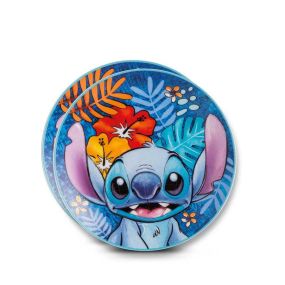 Комплект 2 броя чинии за десерт Disney Stitch 19 см порцелан сини