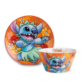 Комплект 2 части чиния и купа Disney Stitch порцелан