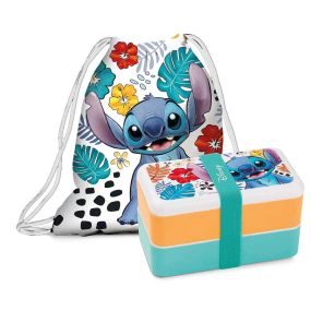 Комплект чанта  и кутия за обяд Disney Stitch