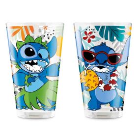Комплект 2 стъклени чаши Stitch 310 мл