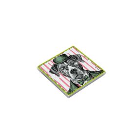 Комплект 5 броя подложки за чаша Egan Human Essence 9х9 см, куче