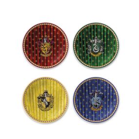 Комплект 4 броя десертни чинии Harry Potter 19 см, порцелан