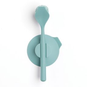 Четка за съдове Brabantia SinkSide Mint, вакуумна закачалка