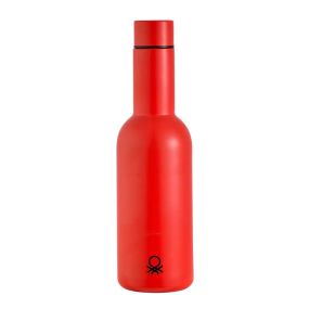 Вакуумна бутилка Benetton Rainbow 550 мл червена, стомана