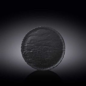 Кръгло плато Wilmax SlateStone Black 20.5 см