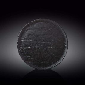 Кръгло плато Wilmax SlateStone Black 25.5 см