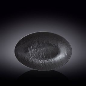 Овална купа Wilmax SlateStone Black 30х19.5 см