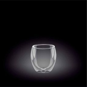 Двустенна чаша за кафе Wilmax Thermo Glass 100ml