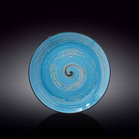 Основна чиния Wilmax Spiral Blue 25.5см