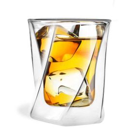 Двустенна чаша за уиски Vialli Design Cristallo 300ml