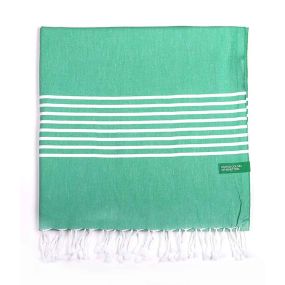 Плажна кърпа Хамам Benetton Rainbow 80х165см зелена