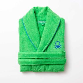 Халат за баня Benetton Rainbow M/L зелен 
