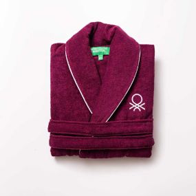 Халат за баня Benetton Rainbow M/L лилав 