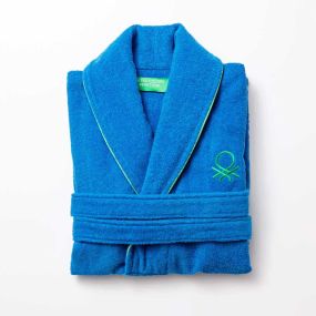 Халат за баня Benetton Rainbow M/L син 