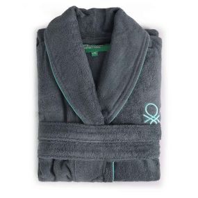 Халат за баня Casa Benetton M/L тъмно сив