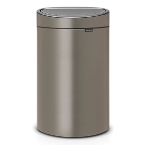 Кош за смет Brabantia Touch Bin New 40L, Platinum