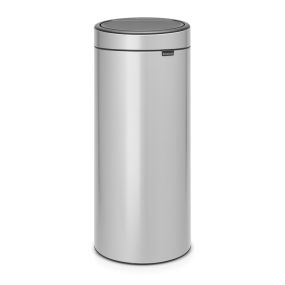 Кош за смет Brabantia Touch Bin New 30L, Metallic Grey