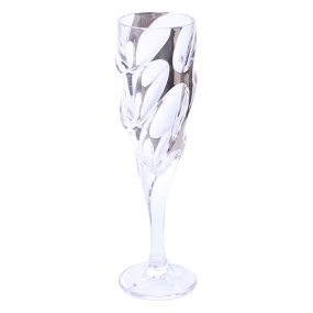 Чаши за шампанско Bohemia Jihlava Calypso Platinum 180 мл 6 броя