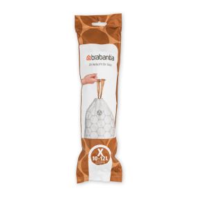 Торба за кош Brabantia NewIcon/Bo размер X, 10-12L, 20 броя, ролка