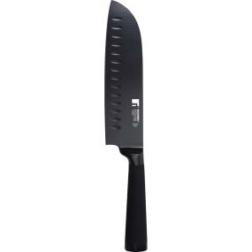 Нож Сантоку Bergner Black blade с незалепващо покритие 17.5 см