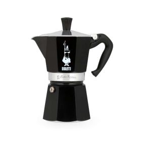 Кафеварка Moka Express Color Bialetti 3 чаши, черна