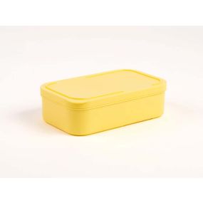 Кутия за храна Polarbox жълта, 19,7х12х6 см