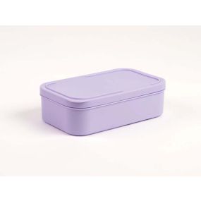 Кутия за храна Polarbox лилава, 19,7х12х6 см