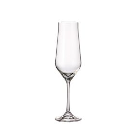 Комплект чаши за шампанско Bohemia Crystal Lida 220 мл 6 броя