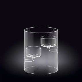 Двоен свещник Wilmax Thermo Glass 12 см