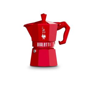 Кафеварка Moka Exclusive Bialetti 6 чаши, червена