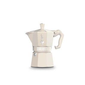 Кафеварка Moka Exclusive Bialetti 3 чаши, крем