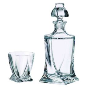 Комплект за уиски Bohemia Crystal Quadro 7 части