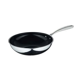 Уок тиган Masterpro Legacy Ceratech 28х8 см, неръждаема стомана