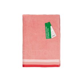 Плажна кърпа 90х160 см Benetton Unit розова 420GSM 100% Памук