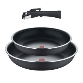 Комплект 2 тигана с подвижна дръжка Bergner CLick&Cook 24/28 см