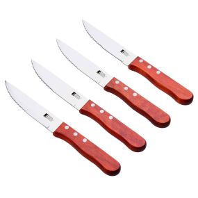 Комплект 4 ножа за стек Bergner BBQ