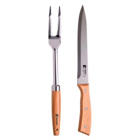 Комплект нож и вилица Bergner BBQ